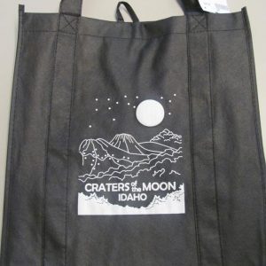 Black Craters of the Moon Tote Bag