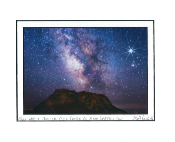 Milky Way Spatter Cone Print