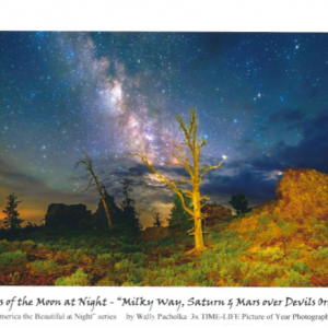 Milky Way, Saturn & Mars Over Devils Orchard