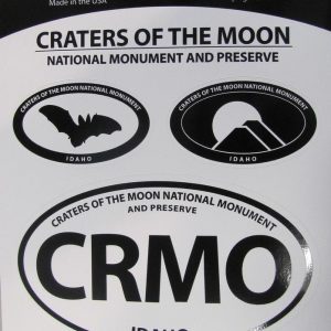 Craters of the Moon Triple Sticker Set