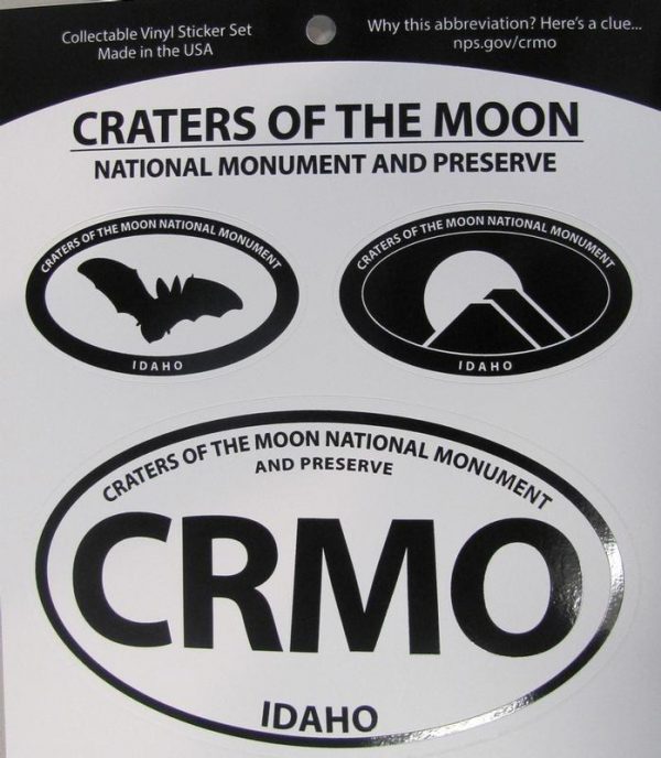 Craters of the Moon Triple Sticker Set