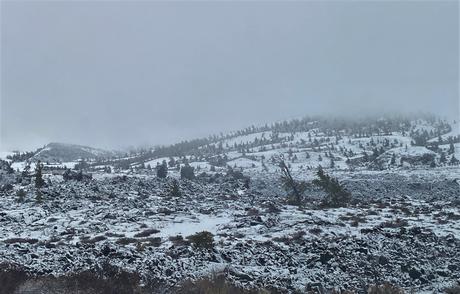 snowy craters of the moon
