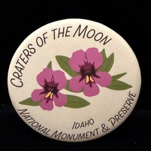 Monkeyflower Round Matte Magnet