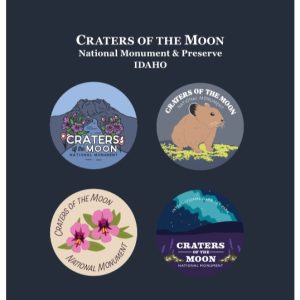 Craters of the Moon Button Set