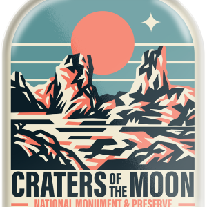 Monolith Retro Acrylic Magnet (small)